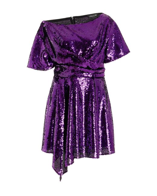 Del Core Purple Exclusive Sequin Mini Dress