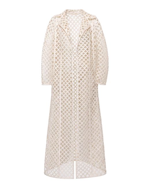 ANDRES OTALORA Natural Loggetta Linen Cape
