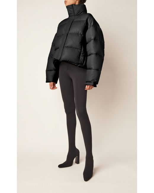 Balenciaga Bb Padded Shell Short Puffer Coat in Black | Lyst