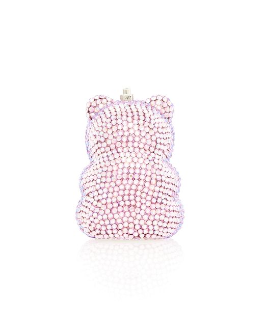 Judith Leiber Pink Gummy Bear Crystal Pillbox