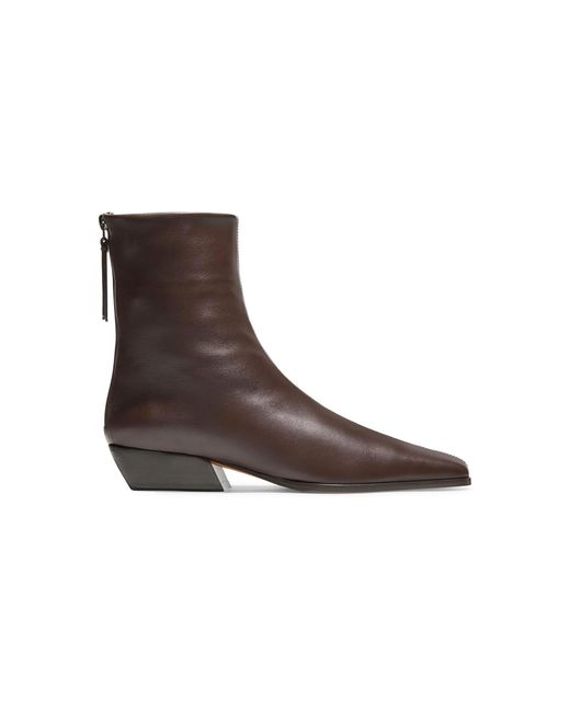 Emme Parsons Brown Minori Leather Ankle Boots