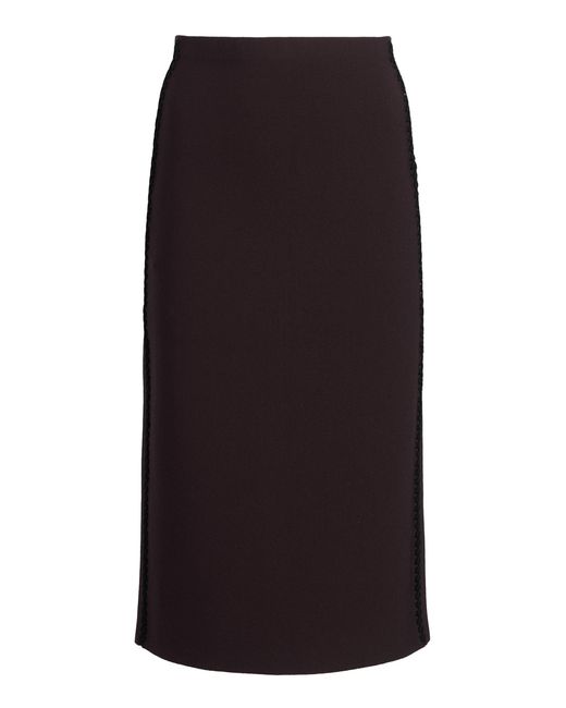 Proenza Schouler Black Anastasia Knit Pencil Skirt