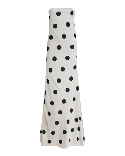 L'idée White York Pleated Dress