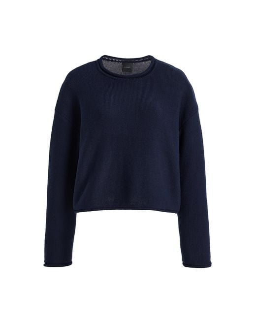 Leset Blue Mae Cotton-Blend Sweater