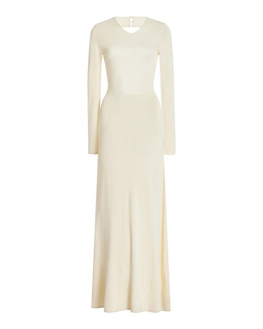 Solid & Striped White X Sofia Richie Grainge Exclusive The Narcia Maxi Dress