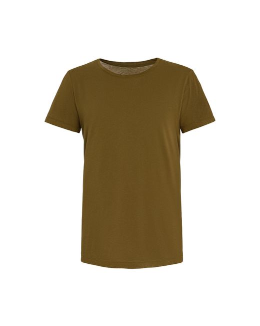 Another Tomorrow Green Exclusive Cotton T-Shirt