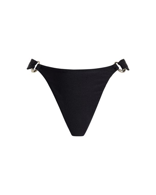 Jonathan Simkhai Black Francesca Ring-detailed Bikini Bottom
