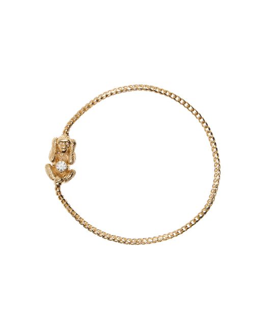 Eden Presley White Hear No Evil 14K Diamond Bracelet
