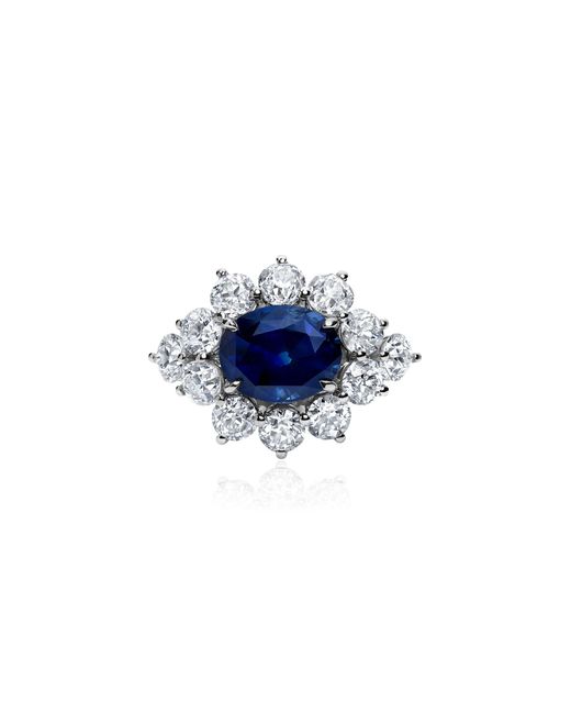 Mindi Mond New York Blue 18K Sapphire And Diamond Ring