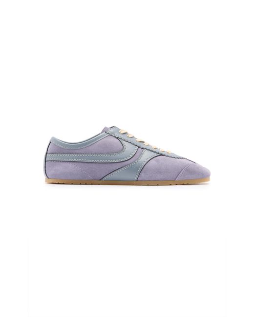 Dries Van Noten Purple Suede Sneakers