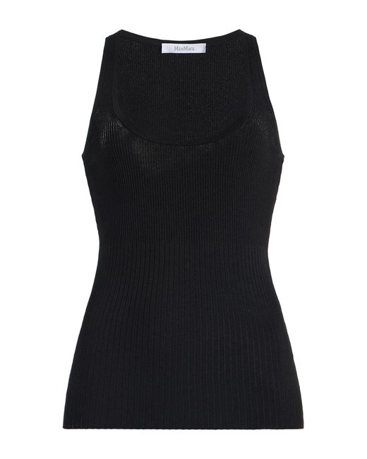 Max Mara Black Knit Top