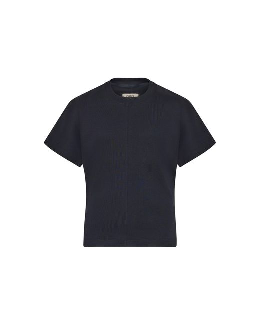 OSSOU Blue Sonora Cropped Cotton Shirt