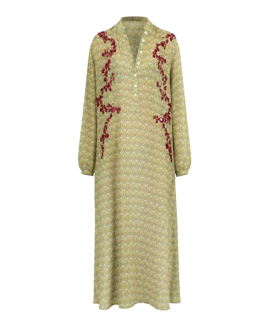 Chan Luu Green Drip Drip Tunic