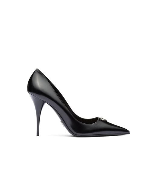 Prada Black Leather Pumps