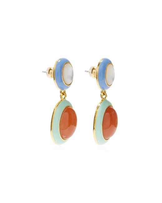 Lizzie Fortunato Blue Papaya Earrings
