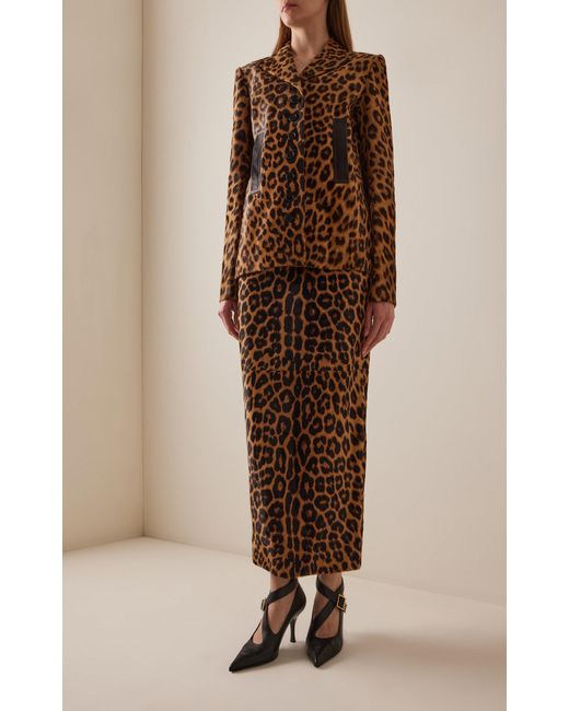 Khaite Black Sloan Leather Pumps