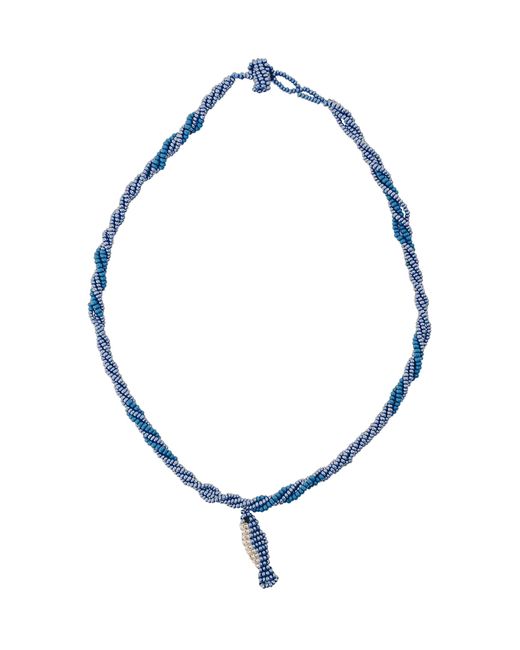 LIKE A BIRD Blue Marino Necklace
