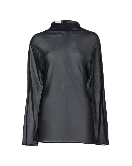 Sloan Black Exclusive The Sheer Turtleneck Top