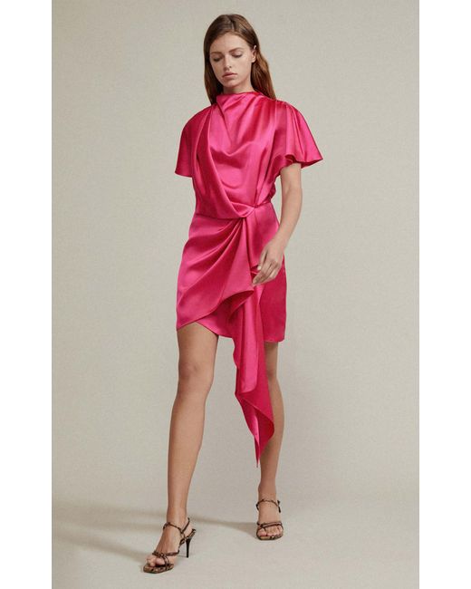 Acler Rowe Midi Dress in Azalea Pink - Estilo Boutique