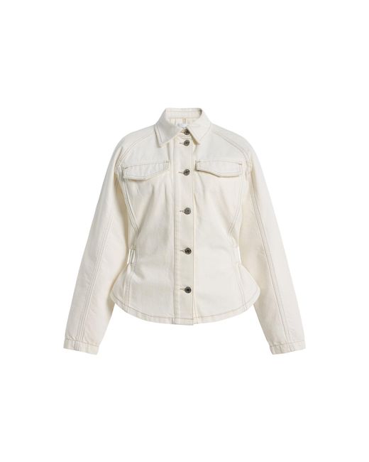 Merlette White Rhea Denim Jacket