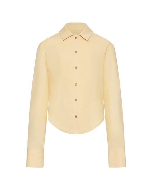 OSSOU Natural Brooks Cotton Shirt