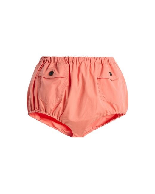 Prada Pink Cotton-Poplin Bloomer Shorts