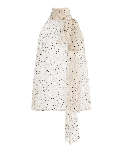 Franchise White Susan Silk Blouse