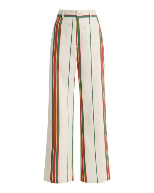 La Veste Natural Exclusive La Isla Pippi Cotton Straight-Leg Pants
