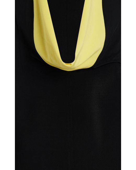 Solid & Striped Black X Sofia Richie Grainge Exclusive The Seleta Maxi Dress
