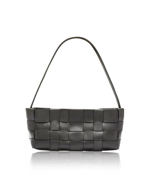 St. Agni Black Petit Woven Tote