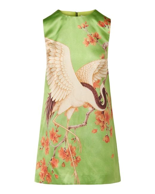 ROAME. Green Sofia Mini Dress