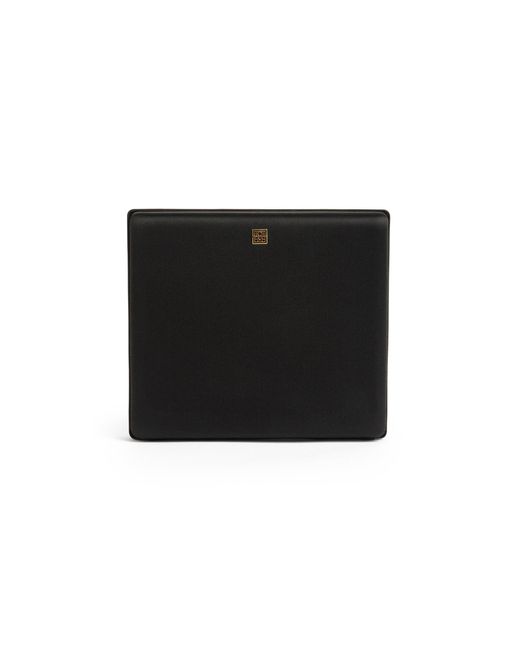 Totême  Black Satin Box Clutch