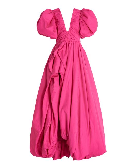 Aje. Pink Manifestation Cotton Maxi Dress