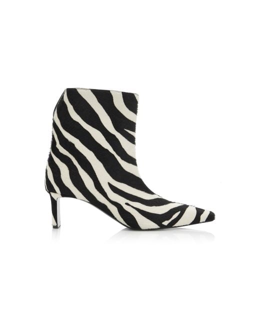 Khaite Multicolor Ona Calf Hair Ankle Boots
