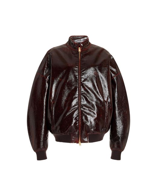 DARKPARK Brown Ace Padded Treated Wool Jacket