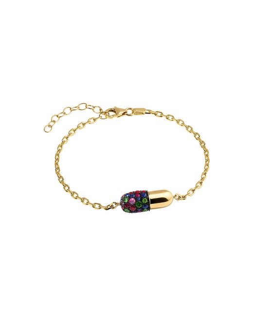 Elior Metallic Pill 18K Sapphire Bracelet