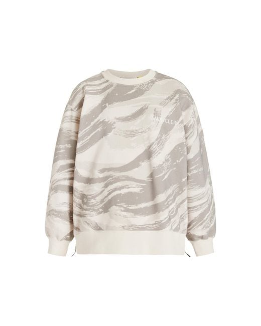 Moncler Genius Natural 4 Moncler Hyke Camouflage Cotton Sweatshirt