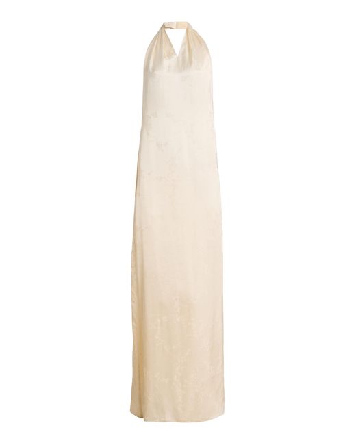 Kallmeyer White Aviva Halter Gown