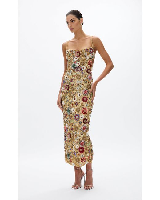 Rachel Gilbert Multicolor Francesca Gown