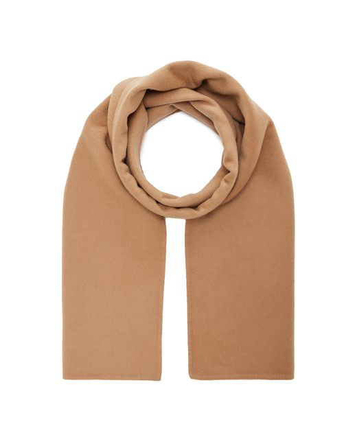 Totême  Natural Reversible Wool-cashmere Scarf