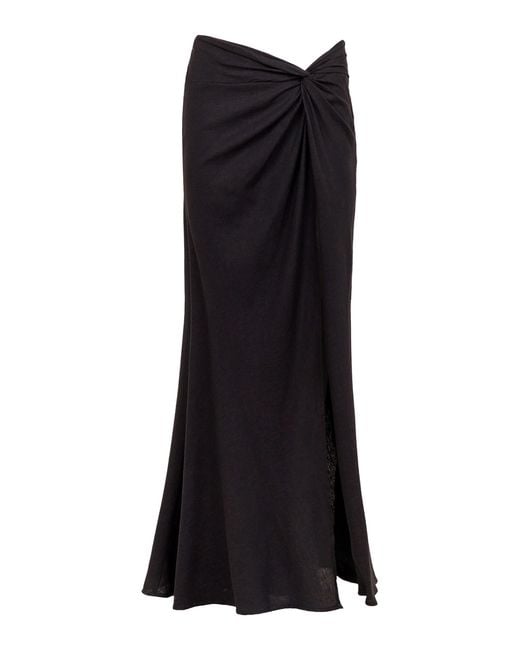 ViX Black Sirene Slip Maxi Skirt