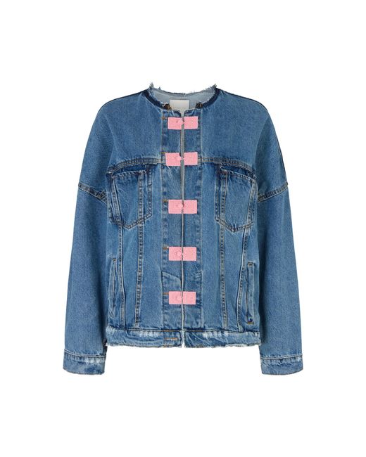 Conner Ives Blue Vintage Denim Jacket