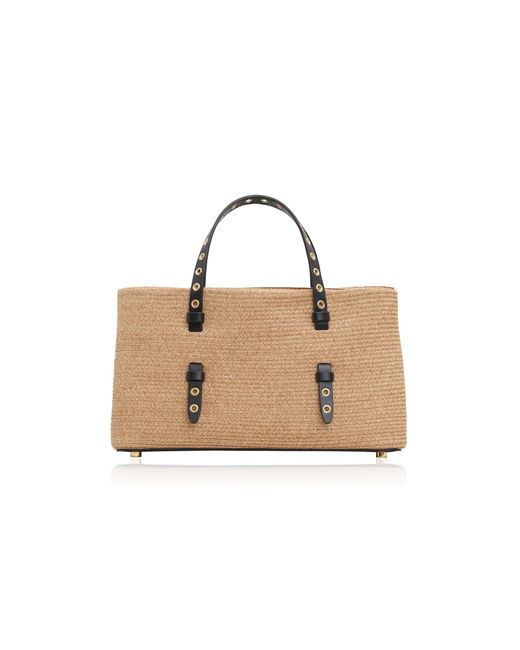 Alaïa Natural La Mina E/W 25 Straw Bag