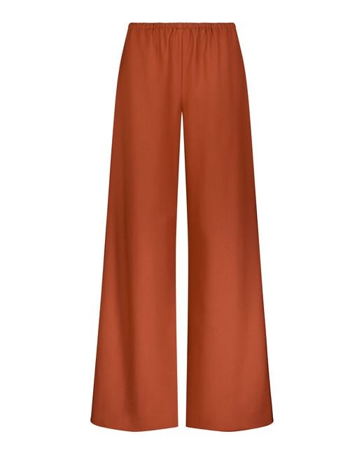 The Anteros Orange Asher Merino Wool Pants