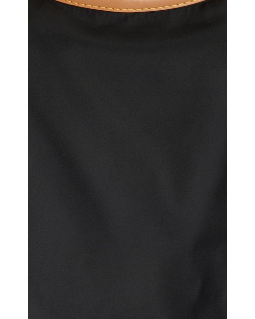 Prada Black Re-nylon Mini Dress