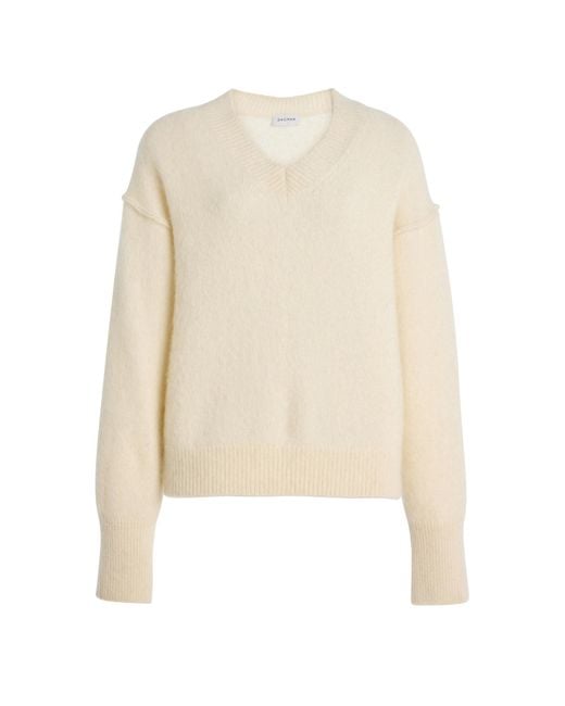 House of Dagmar Natural Alpaca-Knit Top