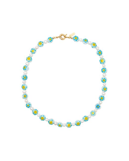 Eliou Senna Necklace in Blue Lyst Australia