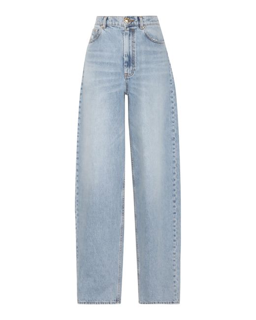 Zimmermann Blue Natura Rigid High-rise Wide-leg Jeans for men