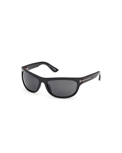 Tom Ford Black Anders Acetate Sunglasses
