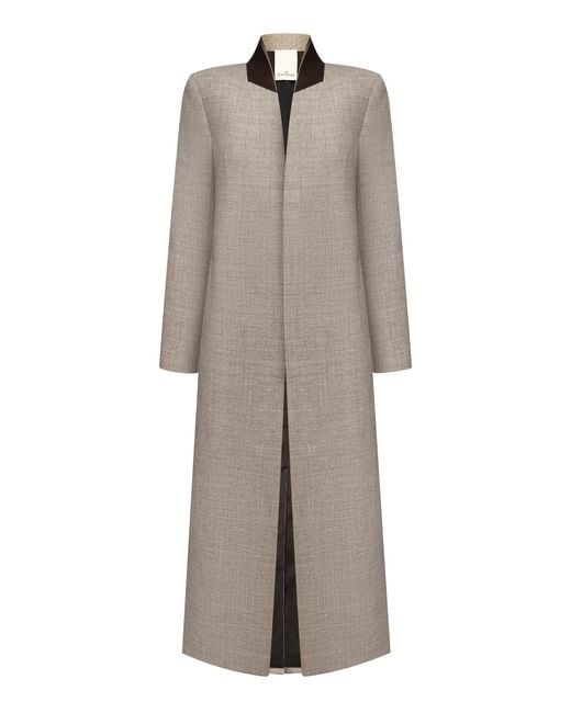 DI STAVNITSER Gray Antwerp Wool Coat